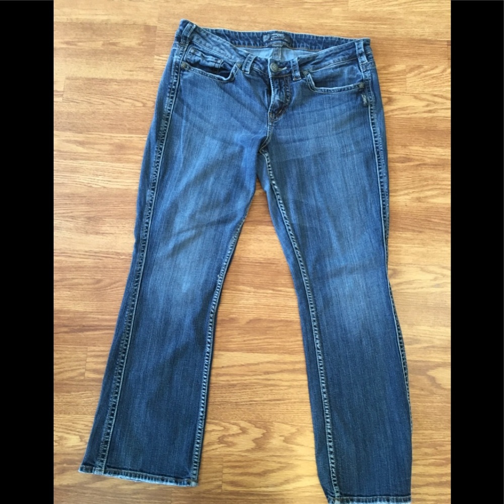 Silver jeans frances 18" bootcut size S2 14/L31